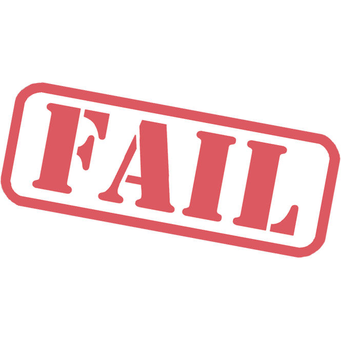 :fail: