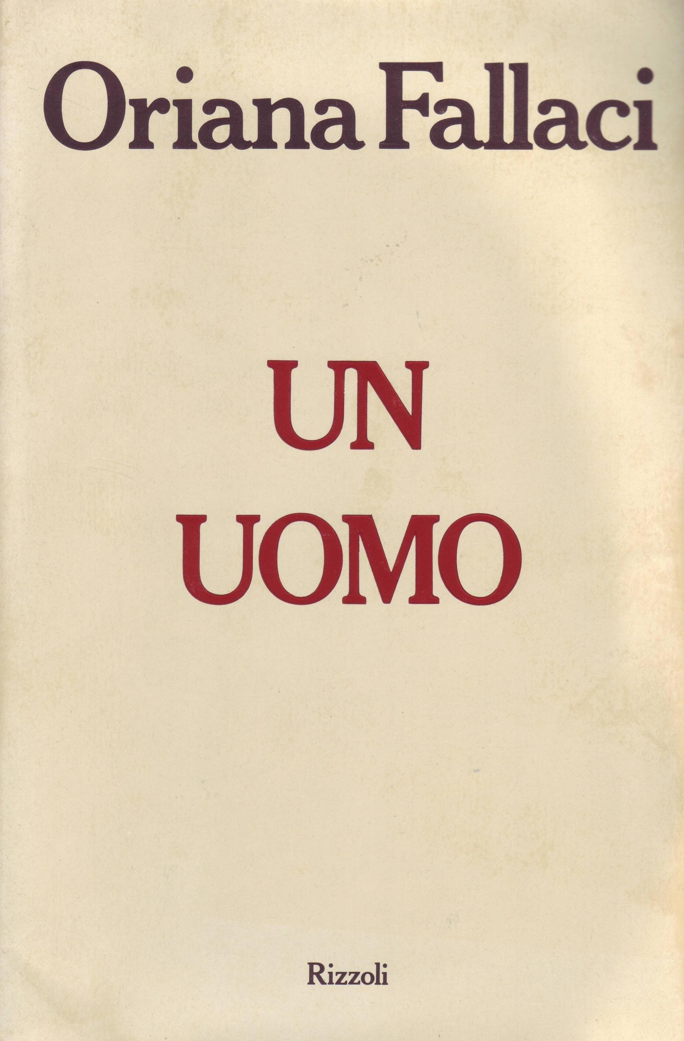 Un uomo