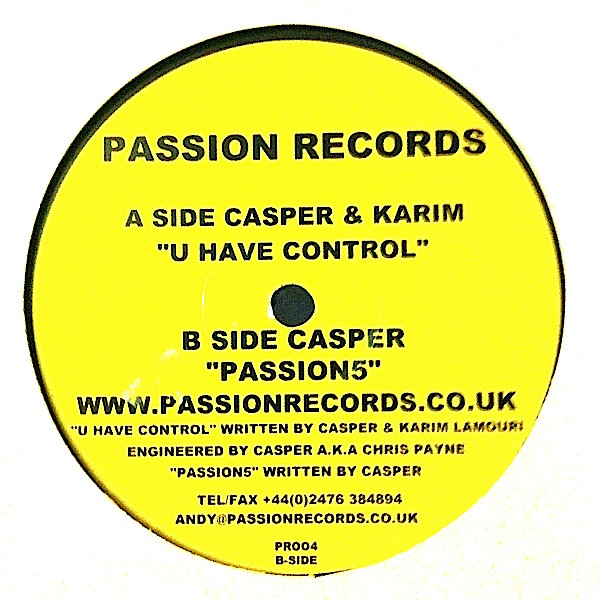 U Have Control / Passion5