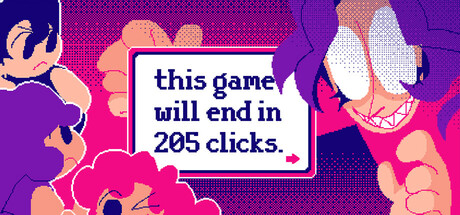 this game will end in 205 clicks.