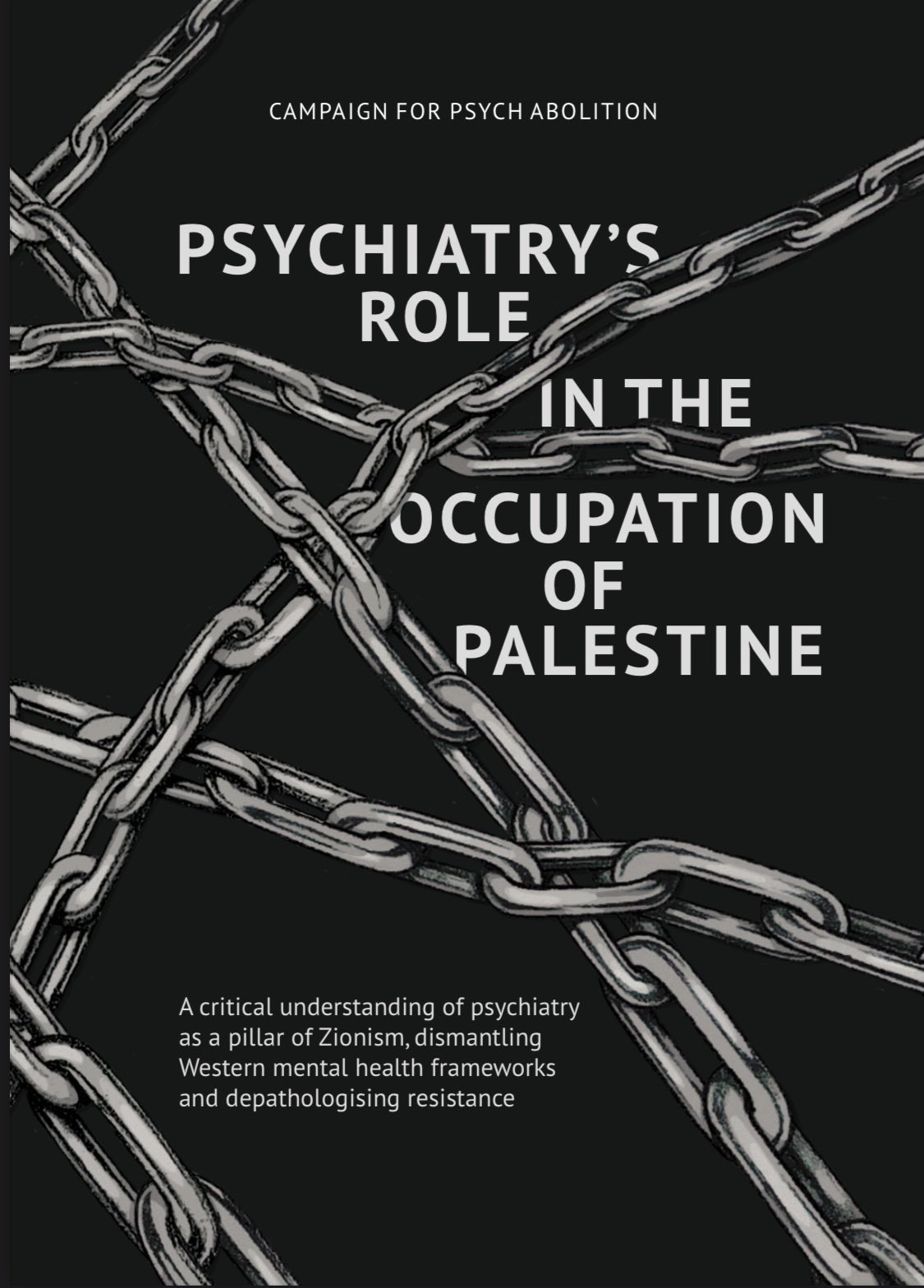 Psychiatry's Role in the Occupation of Palestine