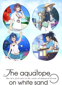 The aquatope on white sand