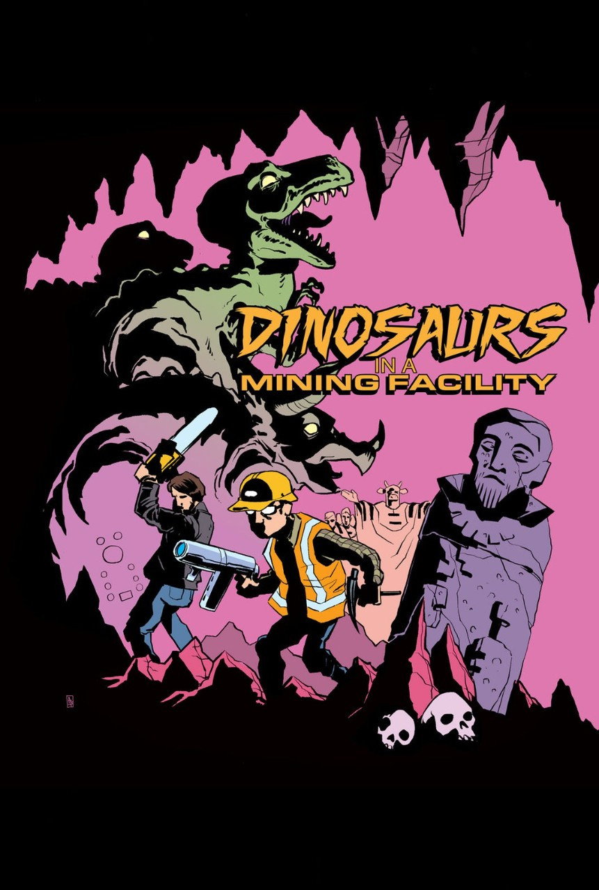 Dinosaurs In A Mining Facility