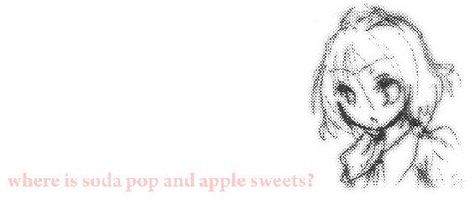 where is soda pop and apple sweets?