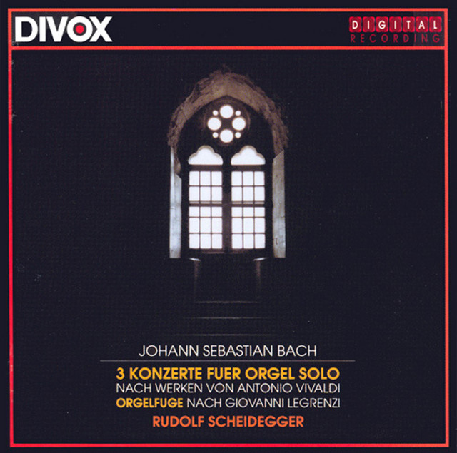 Bach, J.S.: Organ Concertos, Bwv 593, 594, 596 / Fugue in C Minor On A Theme by Legrenzi, Bwv 574