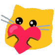 Emoji blobcatheartsqueeze
