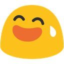 Emoji blobSmileSweating