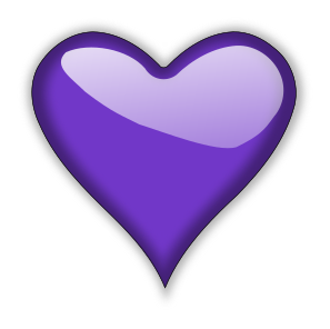 Emoji grape_heart