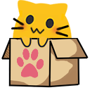 Emoji blob_cat_box
