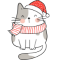 Emoji christmas_kitty
