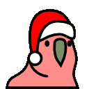 Emoji christmas_parrot