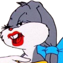 Emoji pernalonga_batom