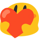 Emoji blobheart