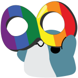 Emoji BlahajHoldingNeurodivergentSymbol