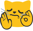 Emoji blobcatjustright