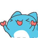 Emoji bugcat_heart_hands