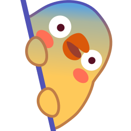 Emoji chick_peeking_scared