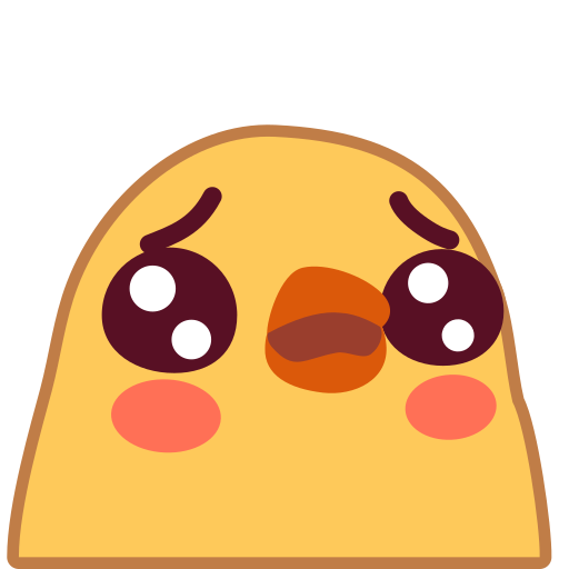 Emoji chick_pleading