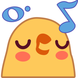 Emoji chick_sing