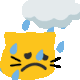 Emoji meow_sad_rain