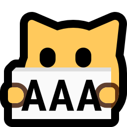 Emoji neocat_sign_aaa