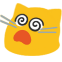 Emoji blobcatdizzy