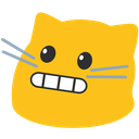 Emoji blobcatgrimacing