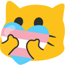 Emoji QueerCatHeart_Trans