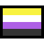 Emoji flag_nonbinary