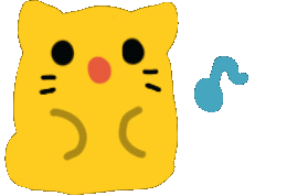 Emoji ablobcat_singing