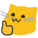 Emoji blobcatthumbsup