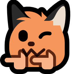 Emoji neofox_fingerguns