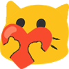 Emoji blob_cat_heart