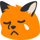 Emoji blobfoxcry2