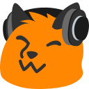 Emoji blobfoxheadphones