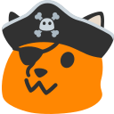 Emoji blobfoxpirate