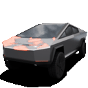 Emoji cybertruckfire