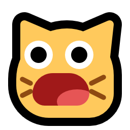 Emoji neocat_scream_stare