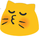 Emoji blobcatkiss