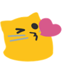 Emoji blobcatkissheart