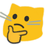 Emoji blobcatthink