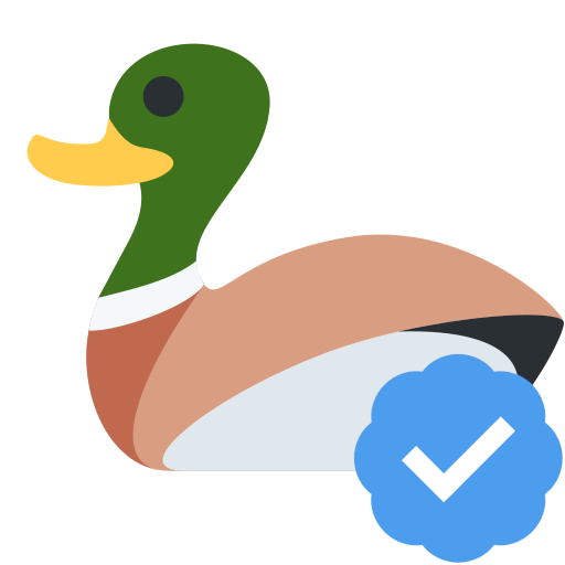 Emoji duck_verified