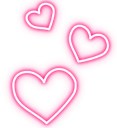 Emoji NeonHearts