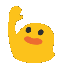 Emoji ablobraisehand