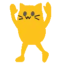 Emoji ablobcatlongleg_walk_banzai