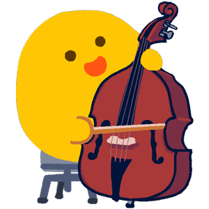 Emoji blob_contrabass