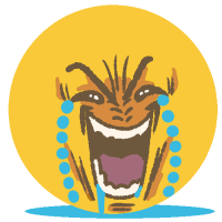 Emoji blob_laughing_crying