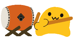 Emoji blob_wadaiko