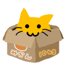 Emoji blobcat_in_box