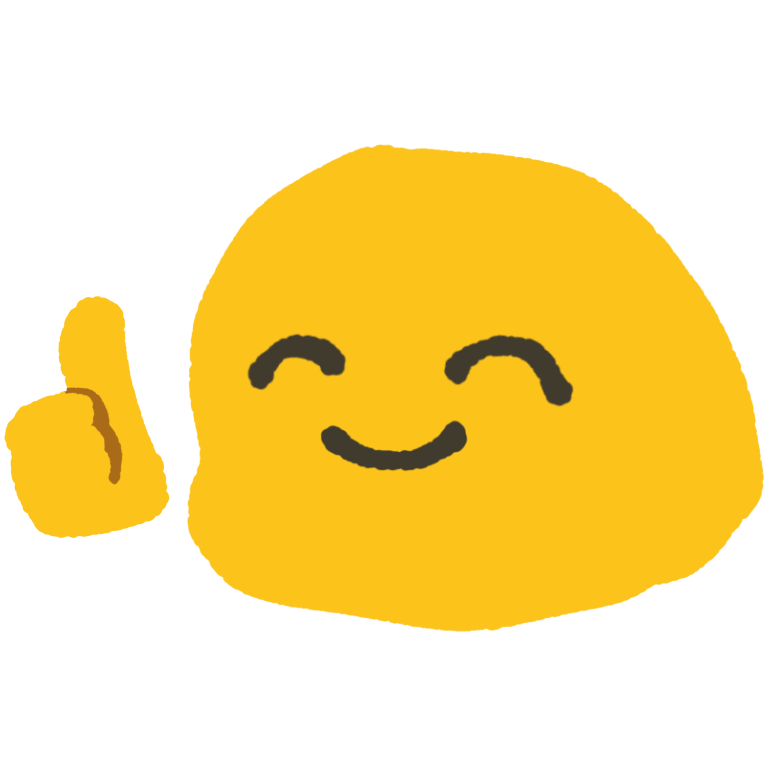 Emoji blobthumbsup